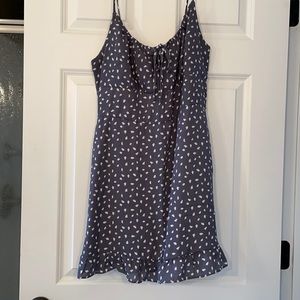 Abercrombie blue/gray sundress
